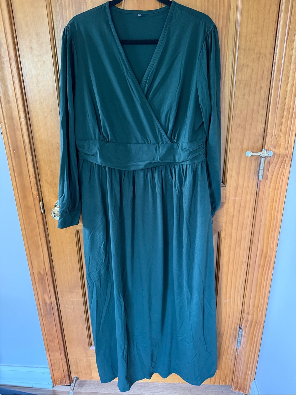 Women’s Dark Teal Maxi Dress - Unknown Brand